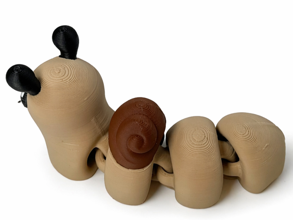 3D kloubový šnek – ohebná flexi figurka